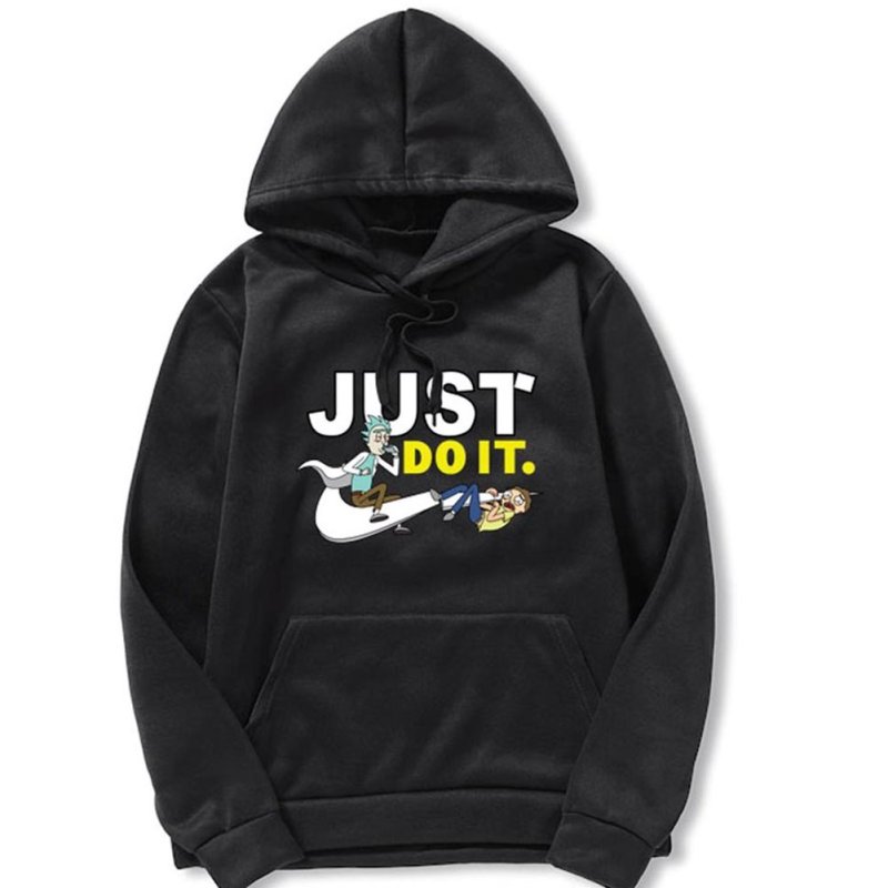 画像1: Rick and Morty anime men's and women's sports sweatshirt hoodie オーバーサイズ ユニセックス 男女兼用アメリカンコミックリック・アンド・モーティープリント  フーディ パーカー (1)