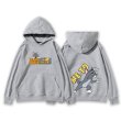 画像3: Tom and Jerry ME TO  ONLY YOU hoodie  ペアやファミリーで トム＆ジェリー ロゴ入り オーバーサイズ スウェット パーカーユニセックス 男女兼用 幅広いサイズ (3)