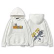 画像2: Tom and Jerry ME TO  ONLY YOU hoodie  ペアやファミリーで トム＆ジェリー ロゴ入り オーバーサイズ スウェット パーカーユニセックス 男女兼用 幅広いサイズ (2)