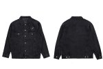 画像3: men and women  Weldon black jacket  メンズ ユニセックス男女兼用ウェルドンブラックデニムジャケット  (3)