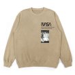 画像1: NASA Letter Print Trainer Round Neck Pullover  ナサレタープリントプルオーバー オーバーサイズ ユニセックス 男女兼用 (1)