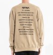 画像3: NASA Letter Print Trainer Round Neck Pullover  ナサレタープリントプルオーバー オーバーサイズ ユニセックス 男女兼用 (3)