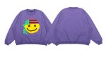 画像6: turban smiley face long-sleeved t-shirt Round Neck Pullover  ターバンスマイリーフェイス長袖スウェットプルオーバートレーナー  ユニセックス 男女兼用 (6)