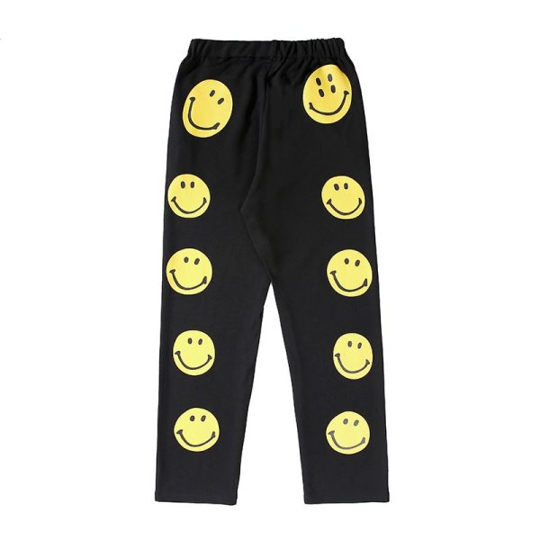 画像1: Men's Smile Face Guard sweat Pants   　ユニセックススマイルフェイスガードスウェットパンツ男女兼用 (1)