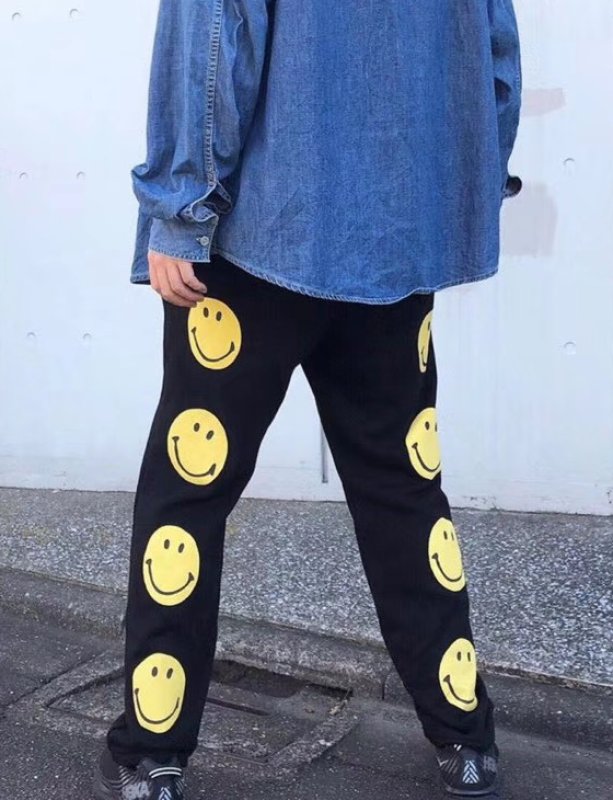 画像5: Men's Smile Face Guard sweat Pants   　ユニセックススマイルフェイスガードスウェットパンツ男女兼用 (5)