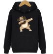 画像4: Dance Dog Print men's and women's sports sweatshirt hoodie   オーバーサイズ ユニセックス 男女兼用ダンシングドック犬プリント  フーディ パーカー (4)