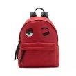 画像13:  woman’s soft leather Flirting Piercing faux-leather backpack totebag レザーポップウインクバックパック　リュック　デイバック　トートハンドバッグ (13)