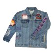 画像3: New Men's Travis Scott Astrowrld Jacket Washed Embroidered Denim All-match Jacket G Jean Jacket men and women メンズ ユニセックス 男女兼用ウォッシュ刺繍デニム デニムGジャン　ジャケット (3)