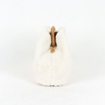 画像8: Woman’s lamb hair  bucket tote shoulder bag plush bag  ラム＆レザーバケットトートショルダーバッグ (8)