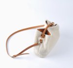 画像5: Woman’s lamb hair  bucket tote shoulder bag plush bag  ラム＆レザーバケットトートショルダーバッグ (5)