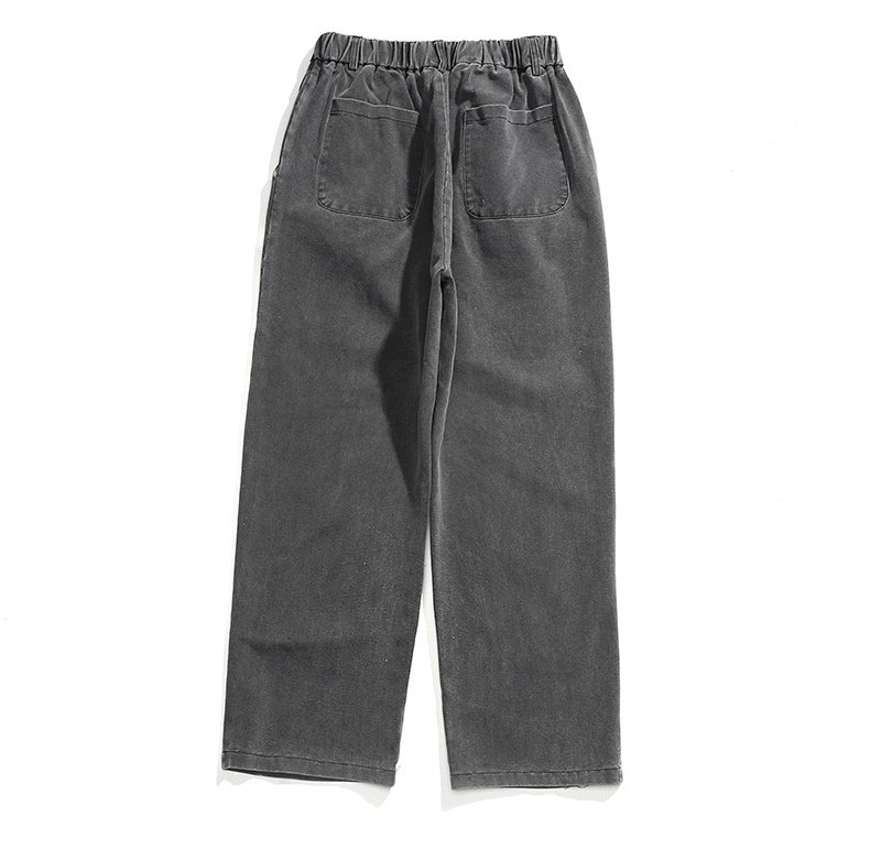 画像4: Men's hand-painted graffiti ins letters religious cross men and women loose casual jeans ユニセックスパンツ男女兼用グラフィティインスレタージーンズ (4)