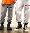 画像9: Men's men and women Nasa Embroidery Flag Logo Sweat pants　ユニセックスパンツ男女兼用NASA　ナサロゴスウェットパンツ (9)