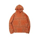 画像3: SENSELESS Paisley bandana pattern hoodie ユニセックス 男女兼用 センスレス  ペイズリーバンダナ柄 フード付き パーカー   (3)