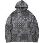 画像1: SENSELESS Paisley bandana pattern hoodie ユニセックス 男女兼用 センスレス  ペイズリーバンダナ柄 フード付き パーカー   (1)