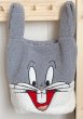 画像10: Woman’s Bugs Bunny Thorn cartoon briquettes plush  tote bag  　バックスバニーファートートバッグユニセックス男女 (10)