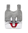 画像1: Woman’s Bugs Bunny Thorn cartoon briquettes plush  tote bag  　バックスバニーファートートバッグユニセックス男女 (1)