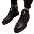 画像2:  Men's Genuine leather lace-up short boots Martin British Style boots 　レザーレースアップマーティンブーツ  (2)
