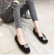 画像5: women'sRhinestone buckle fluffy fur flat pumps　フラットラインストーンバックルもこもこファーフラットパンプス (5)