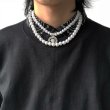 画像2: Double Pearl Necklace ユニセックス 男女兼用 ダブルパール 真珠 ネックレス (2)