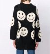 画像2: Smiley Smile Face Wool Sweater Dress スマイル フェイス ウール セーターチュニックドレス ワンピース (2)