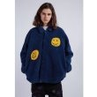 画像7: fleece fur smiling face  jacket Blouson  フリースファースマイルフェイスジャケット ブルゾン (7)