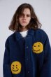 画像6: fleece fur smiling face  jacket Blouson  フリースファースマイルフェイスジャケット ブルゾン (6)