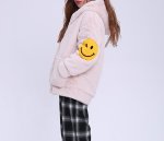 画像5: Faux fur hoody with smile 　スマイル付きフェイクファーフーディ　パーカー (5)