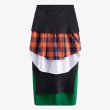 画像1: Women's Layered  panel check skirt レイヤード チェック パネル ペンシルスカート (1)