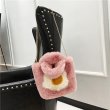 画像13:  omelette cute plush fur tote shoulder 2WAYbag　ファーエッグフライトートショルダーバック (13)