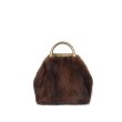 画像14: Real mink fur tote bag　リアルミンクファー半月ハンドルトートバック (14)