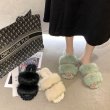 画像4: Women flat bottom far Sandals slippers　フラットファースリッパ　サンダル (4)