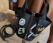 画像6: New Woman’s graffiti Tom & Jerry handbagbasket tote bag portable bucket bag　トム＆ジェリーグラフィックプリントバケットバッグトート ハンドバック　 (6)