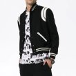 画像3: Baseball uniform jacket blouson Men's and Women's　 スタジアムジャンパー スタジャン MA-1 ボンバー ジャケット ブルゾンユニセックス 男女兼用  (3)