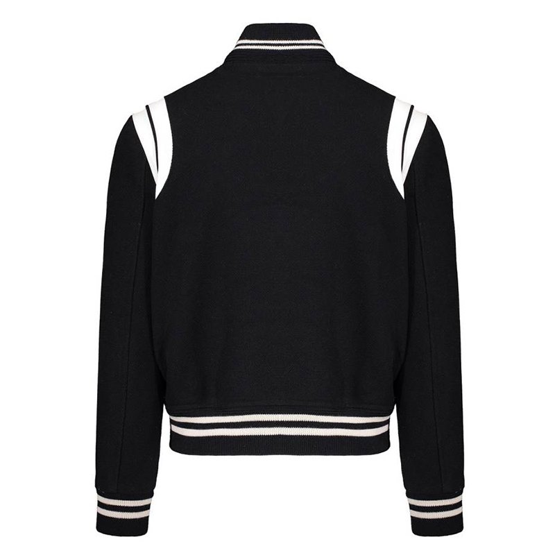 画像2: Baseball uniform jacket blouson Men's and Women's　 スタジアムジャンパー スタジャン MA-1 ボンバー ジャケット ブルゾンユニセックス 男女兼用  (2)