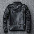 画像3: Sheep Leather Motorcycles Riders jacket Blouson  　シープスキン モーターサイクル バイカージャケット　ライダースジャケット (3)