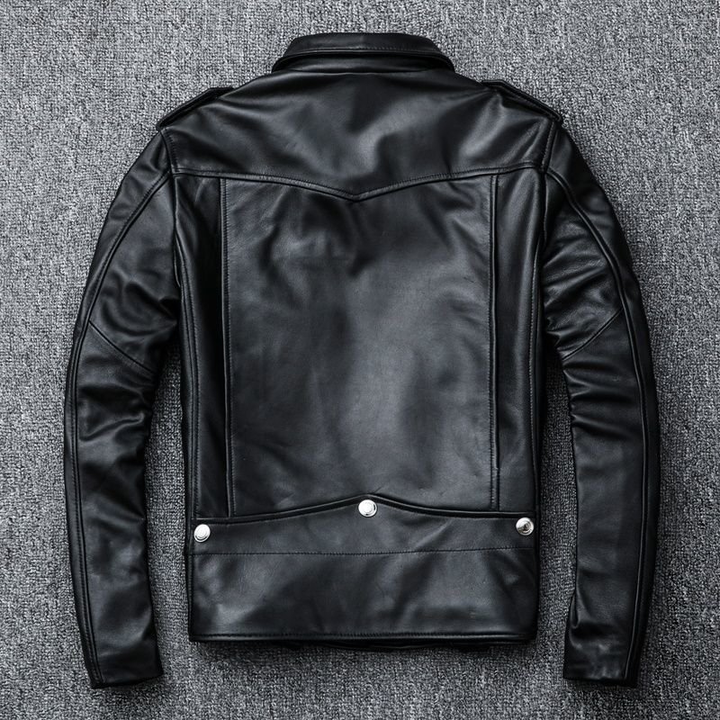 画像3: Sheep Leather Motorcycles Riders jacket Blouson  　シープスキン モーターサイクル バイカージャケット　ライダースジャケット (3)