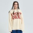 画像1: DONSMOKE Don’t Smoke Print Long Sleeve Tee ドント スモーク ドンスモーク ロゴプリント ロングスリーブTシャツ ユニセックス 男女兼用 (1)