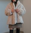 画像2: Mid-length fur coat  jacket　ハーフ丈もこもこファーコート　ジャケット (2)