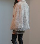 画像3: Mid-length fur coat  jacket　ハーフ丈もこもこファーコート　ジャケット (3)