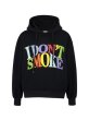 画像2: DONSMOKE I Don’t Smoke Dont Smoke Rainbow Print Sweat Pullover Hoodie 虹 レインボー アイ ドント スモーク ドンスモーク ロゴプリント  スウェットプルオーバー トレーナー パーカー ユニセックス 男女兼用 (2)