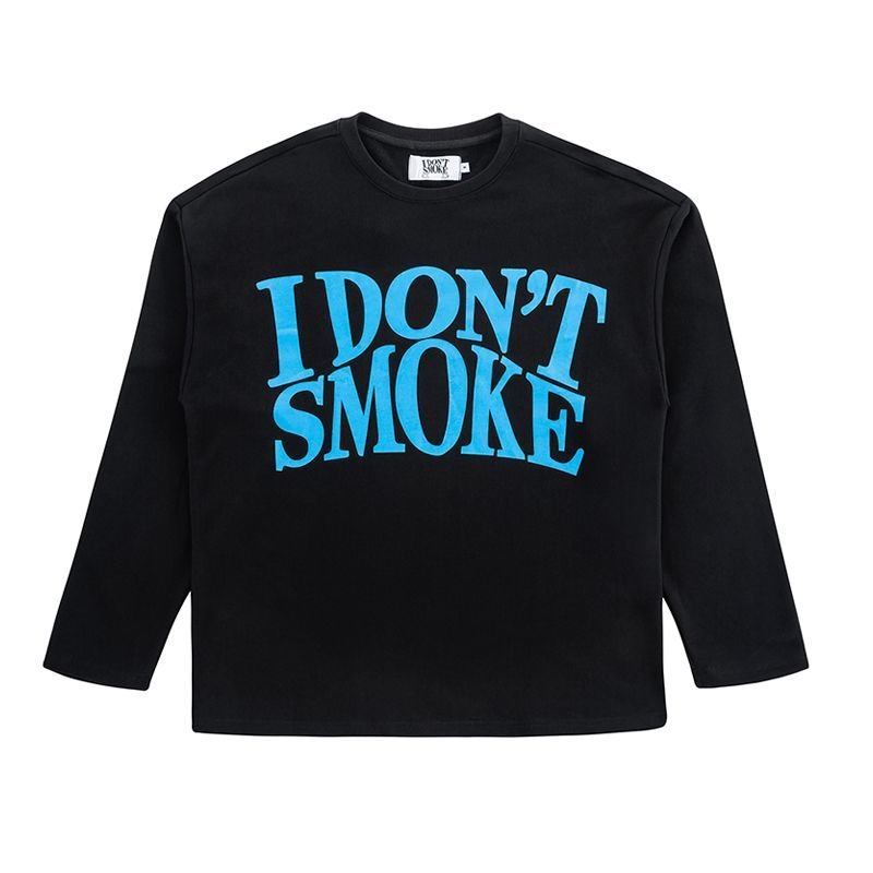画像6: DONSMOKE Don’t Smoke Print Long Sleeve Tee ドント スモーク ドンスモーク ロゴプリント ロングスリーブTシャツ ユニセックス 男女兼用 (6)