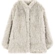 画像1: Mid-length fur coat  jacket　ハーフ丈もこもこファーコート　ジャケット (1)