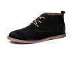 画像3:  men's leather  short boots Desert boots　メンズ ブリティッシュレースアップデザートブーツ スエード  (3)