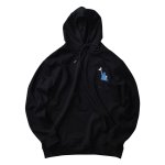 画像4:  spoof dark funeral cartoon  hoodie Sweat Pullover Unisex  　なりすましキャット＆自由の女神像プリントパーカー  スウェットプルオーバー トレーナー  ユニセックス 男女兼用 (4)