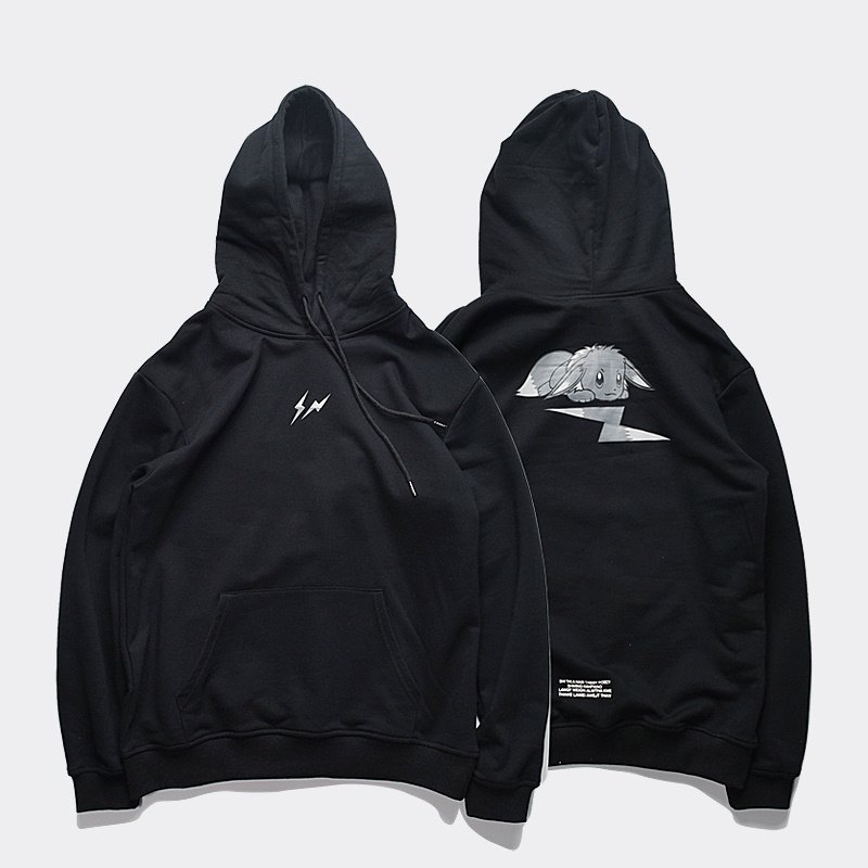画像5: Dog back print hoodie Unisex  Hoodie Sweat Pullover Hoodie  ドックプリントパーカー  スウェットプルオーバー トレーナー  ユニセックス 男女兼用 (5)