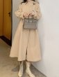 画像7: Lamb Woo Sheep Shirring l fur coat  jacket　ラムウールもこもこファーロングコート　ジャケット (7)