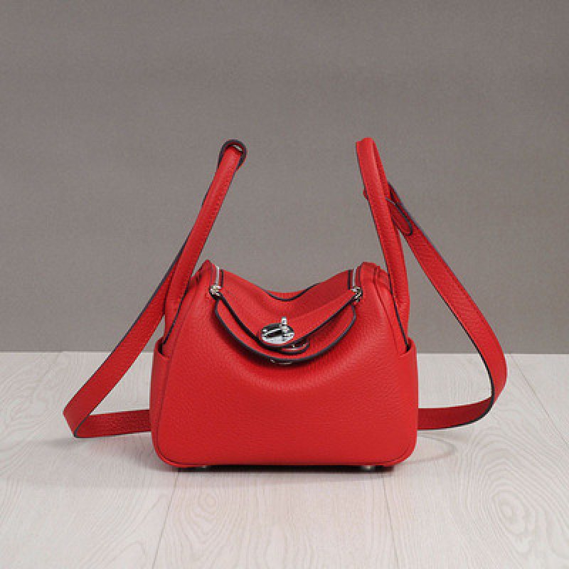 画像9: Real Leather 2way Boston Bag リアルレザー 本革 ボストン ハンドル ミニ トート バッグ   (9)