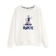 画像2: Unisex popeye print pullover Sweatshirt  男女兼用ポパイプリントプルオーバースウェット コットントレーナー  (2)