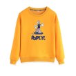 画像3: Unisex popeye print pullover Sweatshirt  男女兼用ポパイプリントプルオーバースウェット コットントレーナー  (3)