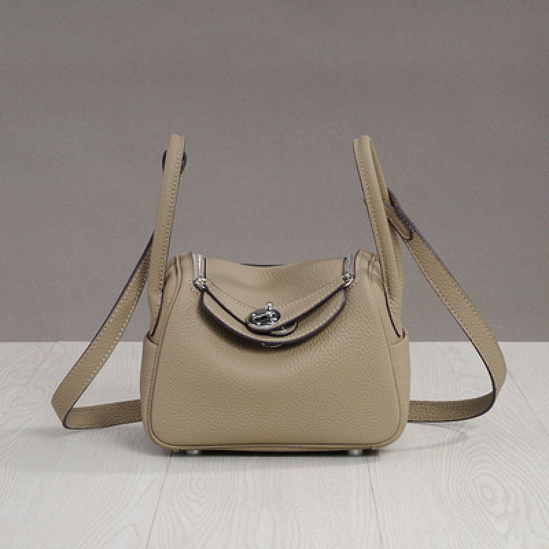 画像2: Real Leather 2way Boston Bag リアルレザー 本革 ボストン ハンドル ミニ トート バッグ   (2)